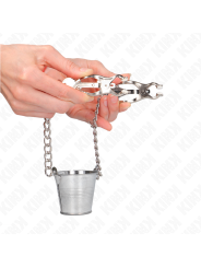 KINK - NIPPELKLEMMEN MIT EIMER SILBER