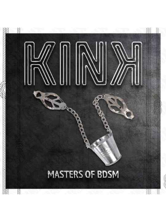 KINK - NIPPELKLEMMEN MIT EIMER SILBER
