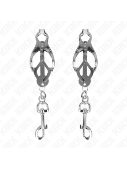 KINK - PINZE PER CAPEZZOLI TRIFOGLIO GIAPPONESE CON GANCI ARGENTO