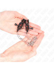KINK - FLAT CHAIN NIPPLE CLAMPS SILVER 30 CM