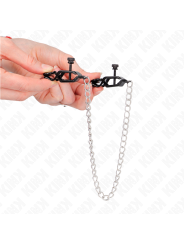 KINK - FLAT CHAIN NIPPLE CLAMPS SILVER 30 CM
