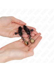 KINK - GRAMPOS DE BICO ESTILO BELL JAW PRETO 7 CM
