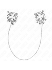 KINK - PINZAS PARA PEZONES FLOR METÁLICA CON CADENA