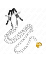 KINK - PINCES À TÉLÉTON CHAÎNE AVEC PENDENTIF CORNE 30 CM