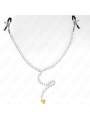 KINK - PINCES À TÉLÉTON CHAÎNE AVEC PENDENTIF CORNE 30 CM