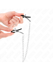 KINK - PINZAS PARA PEZONES Y CLÍTORIS CON CADENA 30 CM MODELO 2