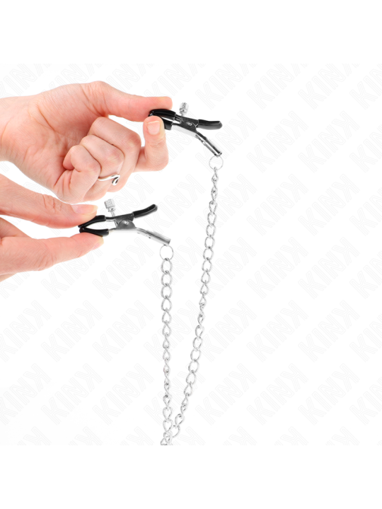 KINK - DREIFACH NIPPEL- UND KLITZISKLEMMEN MIT KETTE MODELL 0
