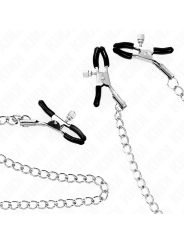 KINK - PINZAS PARA PEZONES Y CLÍTORIS CON CADENA 30 CM MODELO 2