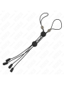 KINK - GRAMPOS DE MAMILOS DETALHES PRETOS COM ELÁSTICO PRETO