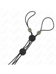 KINK - MORSETTI PER CAPEZZOLI CON ELASTICO NERO