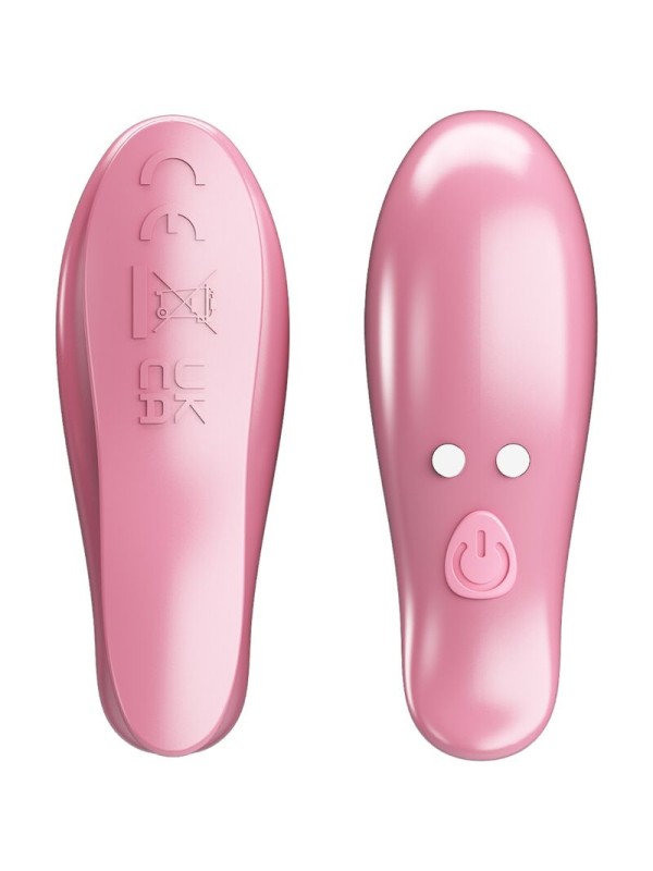 PRETTY LOVE - PINCES À TÉTONS CAILEY 10 VIBRATIONS TÉLÉCOMMANDE ROSE