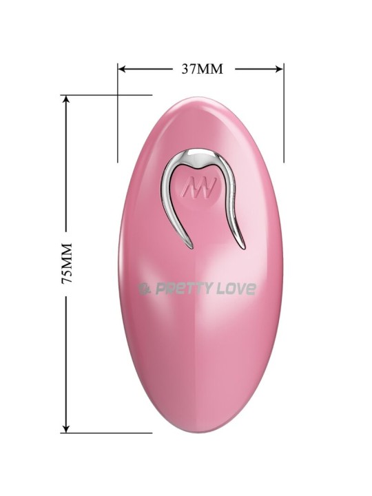 PRETTY LOVE - CAILEY NIPPELKLEMMEN 10 VIBRATIONEN FERNBEDIENUNG ROSA