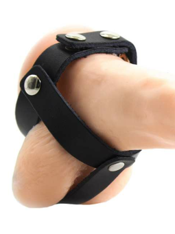 CAGE À BALLES EN CUIR OHMAMA FETISH