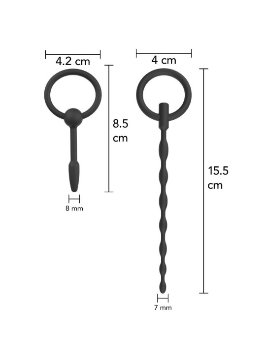 HIDDEN DESIRE - EXTREME STARTER SET URETHRA PLUGS 2 STUKS