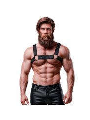 FETISH SUBMISSIVE ATTITUDE - VERSTELBARE NEOPREEN BORST SPORT HARNAS V