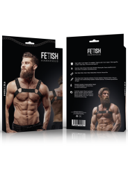 FETISH SUBMISSIVE ATTITUDE - VERSTELLBARER NEOPREN-BRUST-SPORT-HARNESS