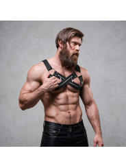 FETISH SUBMISSIVE ATTITUDE - IMBRACATURA BULLDOG IN NEOPRENE REGOLABIL
