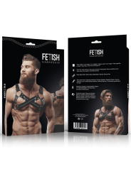 FETISH SUBMISSIVE ATTITUDE - ARNÊS DE BULLDOG DE PEITO CRUZADO DE NEOP