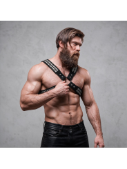 FETISH SUBMISSIVE ATTITUDE - HARNAIS EN CUIR ÉCOLOGIQUE POUR HOMMES PO