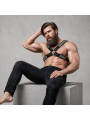 FETISH SUBMISSIVE ATTITUDE - MANNEN GEKRUISTE BORSTHARNESS VAN ECO-LEE
