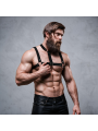 FETISH SUBMISSIVE ATTITUDE - VERSTELLBARER BRUSTHARNESS AUS ÖKOLEDER M