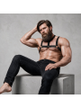 FETISH SUBMISSIVE ATTITUDE - VERSTELLBARER BRUSTHARNESS AUS ÖKOLEDER M