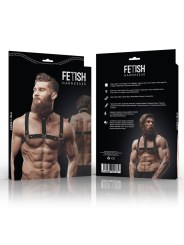 FETISH SUBMISSIVE ATTITUDE - VERSTELLBARER BRUSTHARNESS AUS ÖKOLEDER M