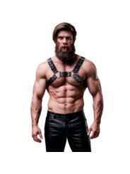 FETISH SUBMISSIVE ATTITUDE - VERSTELLBARER BRUST-BULLDOG-HARNESS AUS Ö