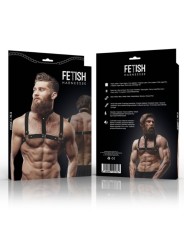FETISH SUBMISSIVE ATTITUDE - ARNÉS BULLDOG ECOPIEL PECHO HOMBRE TALLA 