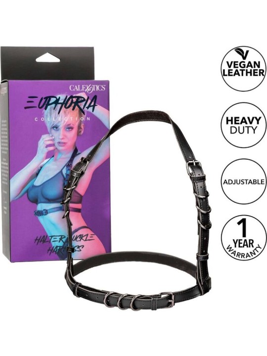 CALEXOTICS - EUPHORIA HALFTERSCHNALLENGESCHIRR SCHWARZ
