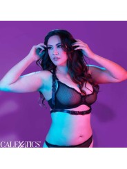 CALEXOTICS - EUPHORIA PLUS SIZE HALTER FIVELA ARNÊS PRETO