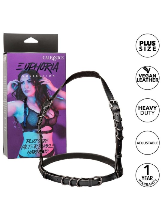 CALEXOTICS - EUPHORIA HARNAIS BOUCLE LICOL TAILLE PLUS NOIR