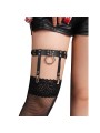 SUBBLIME - 953744 LIGA PUNK DE CUERO AJUSTABLE NEGRO TALLA ÚNICA