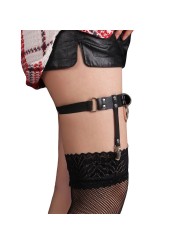 SUBBLIME - 953744 GIARRETRELLA PUNK IN PELLE REGOLABILE NERA TAGLIA UN