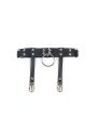 SUBBLIME - 953744 GIARRETRELLA PUNK IN PELLE REGOLABILE NERA TAGLIA UN