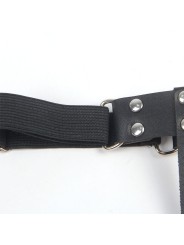 SUBBLIME - 953744 LIGA PUNK DE CUERO AJUSTABLE NEGRO TALLA ÚNICA
