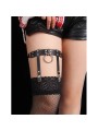 SUBBLIME - 953744 GIARRETRELLA PUNK IN PELLE REGOLABILE NERA TAGLIA UN