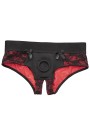 CALEXOTICS - SCANDAL SET OF CROTCHLESS PANTIES WITH DILDO SIZE L/XL