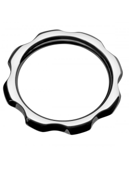 METAL HARD - ANNEAU DE TORQUE EN POUR PÉNIS ET TESTICULES 50MM