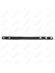 KINK - LEDEREN PENISRING MET DRUKSLUITING 21,5 X 1,5 CM
