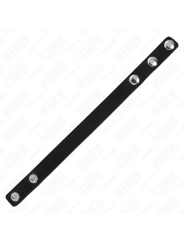 KINK - ANILLO PENE CUERO CON CIERRE A PRESIÓN 21.5 X 1.5 CM