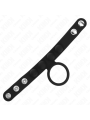 KINK - LEATHER PENIS RING 3.5 CM WITH PRESSURE CLOSURE 23 X 2 CM
