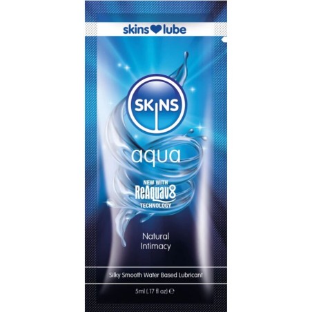 SKINS - AQUA GLIJMIDDEL OP WATERBASIS, EENMALIGE DOSIS 5 ML