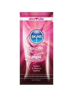 SKINS - EXCITE LUBRIFIANT À BASE D'EAU DOSE UNIQUE 5 ML