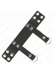 KINK - ANEL PARA PÊNIS COM ANÉIS EM FORMA DE "D" 18,5 X 3,3 CM