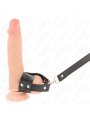 KINK - ANEL PARA PÊNIS COM TIRA DE COURO AJUSTÁVEL