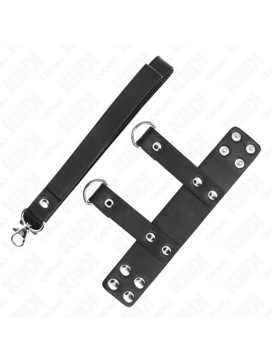 KINK - ANNEAU PÉNIS AVEC SANGLE EN CUIR RÉGLABLE