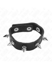 KINK - PENISRING AUS LEDER MIT SPIKES 21,5 X 1,6 CM