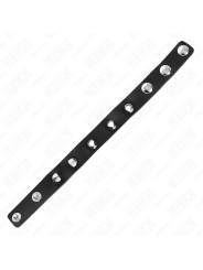 KINK - LEDEREN PENISRING MET SPIKES 21,5 X 1,6 CM