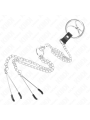 KINK - DRIEVOUDIGE CHROOM METALEN HANGER 3 CM TOT 4,5 CM MET 26 CM MET